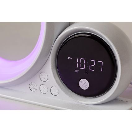 Rabalux - LED RGB Pöytävalaisin kaiuttimella LED/5W/230V