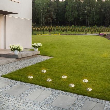 Rabalux - LED aurinkovalaisin 4xLED/0,06W/1,2V IP44 600 mAh