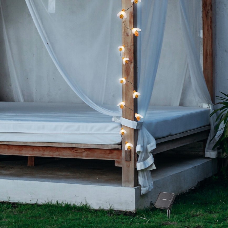 Rabalux - LED-aurinkoketju 20xLED/0,06W/1,2V IP44 600 mAh