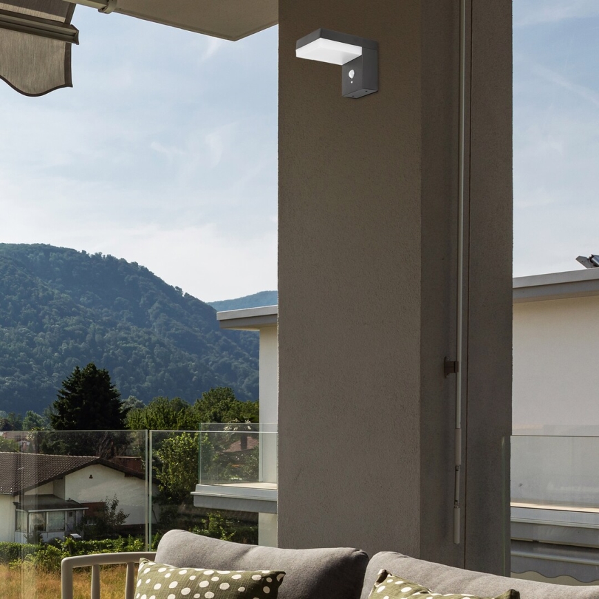 Rabalux - LED aurinkokennovalo anturilla LED/6W/3,7V IP44 2200 mAh