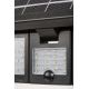 Rabalux - LED Solar valonheitin sensorilla LED/9,6W/3,7V IP44