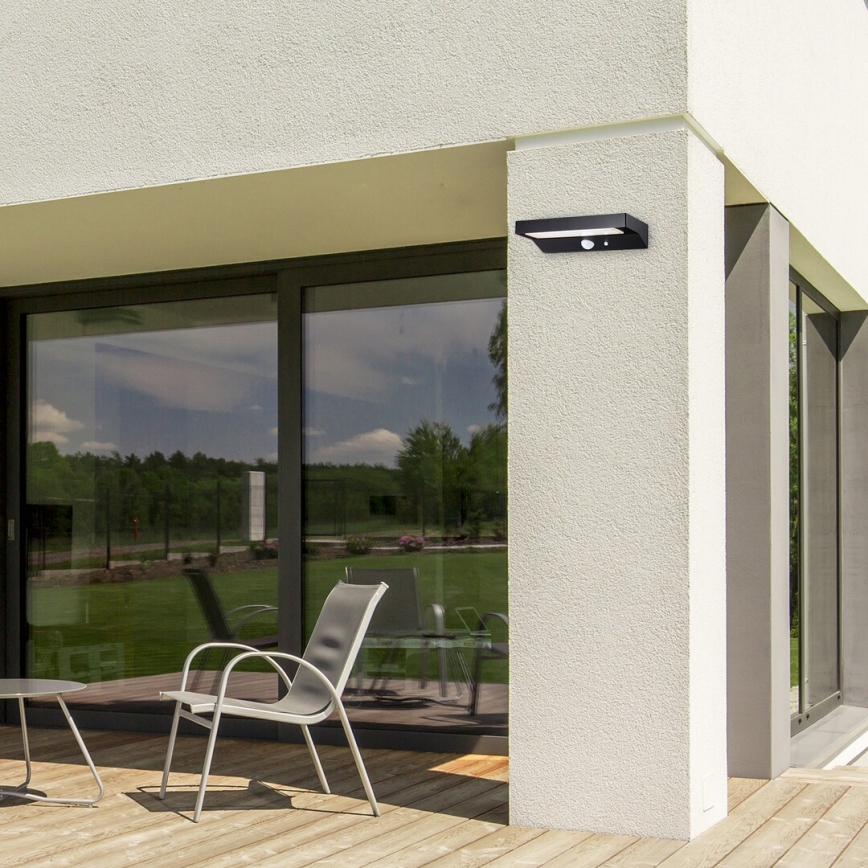 Rabalux - LED aurinkokennovalo anturilla LED/6W/3,7V IP44 2200 mAh