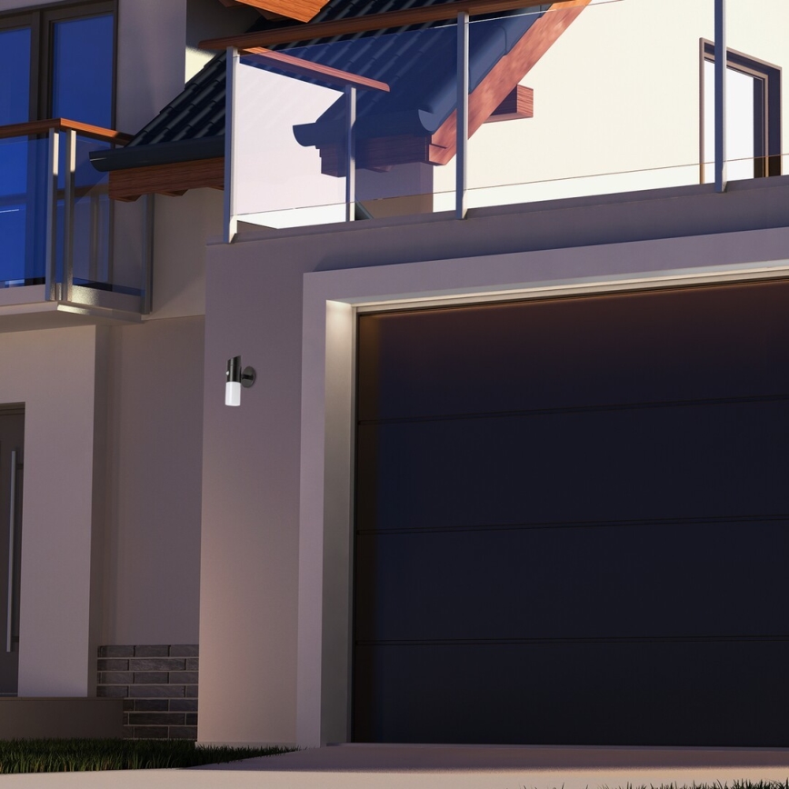 Rabalux - LED RGB aurinkokäyttöinen seinävalaisin sensorilla LED/1W/3,7V IP44 musta 1200 mAh