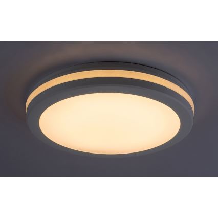 Rabalux - LED-kylpyhuoneen kattovalaisin, LED/28W/230V, 3000/4000/6500K, IP54, valkoinen, halkaisija 30 cm