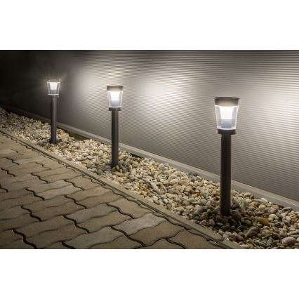 Rabalux - LED aurinkokennovalo LED/3W/3,7V IP65 antrasiitti 2000 mAh