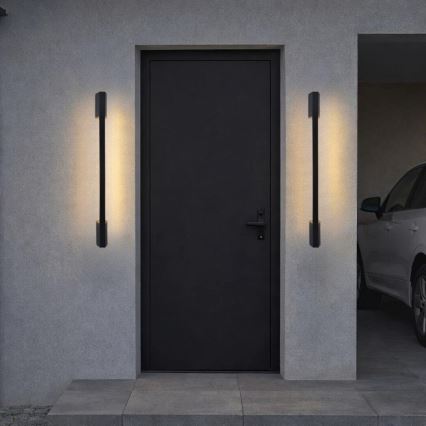 Rabalux - LED ulkoseinävalaisin LED/8W/230V IP54 90 cm musta