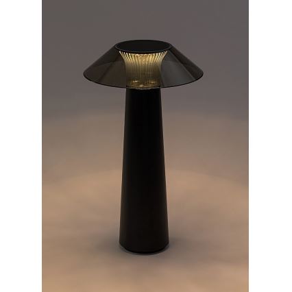 Rabalux - LED Himmennettävä ladattava kosketuspöytävalaisin LED/5W/5V IP44 musta