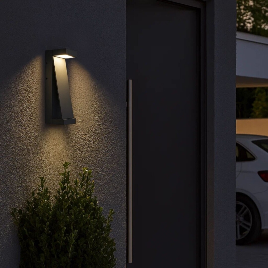Rabalux - LED ulkoseinävalaisin LED/13W/230V IP65 antrasiitti