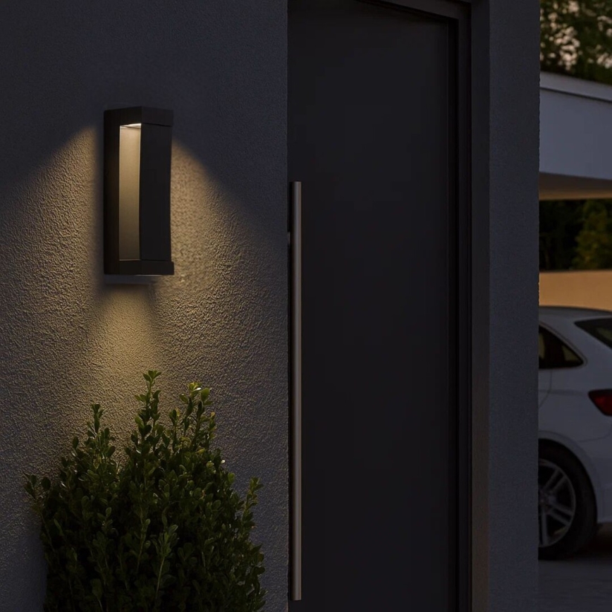 Rabalux - LED ulkoseinävalaisin LED/13W/230V IP65 antrasiitti