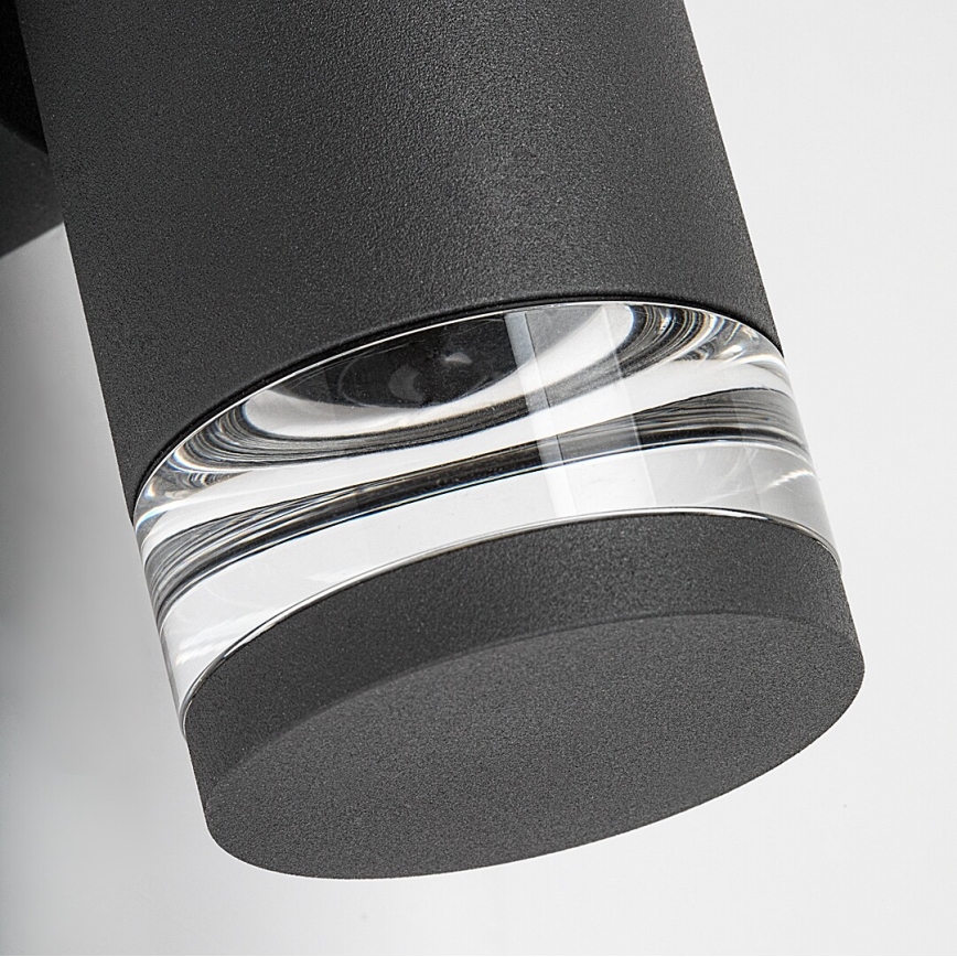 Rabalux - Ulkoseinävalaisin 2xGU10/10W/230V IP54 antrasiitti