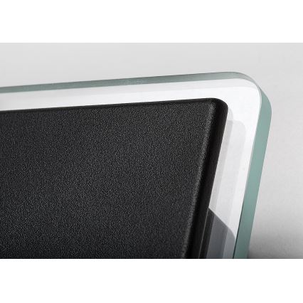 Rabalux - ulkokäyttöinen LED-seinävalaisin, 18 W, 230 V, IP54, musta