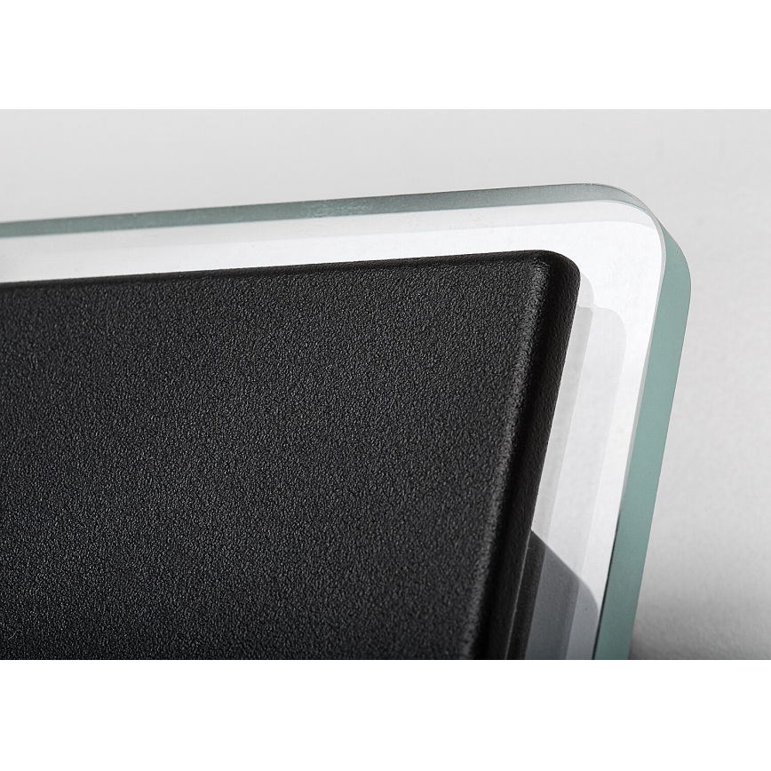 Rabalux - ulkokäyttöinen LED-seinävalaisin, 18 W, 230 V, IP54, musta