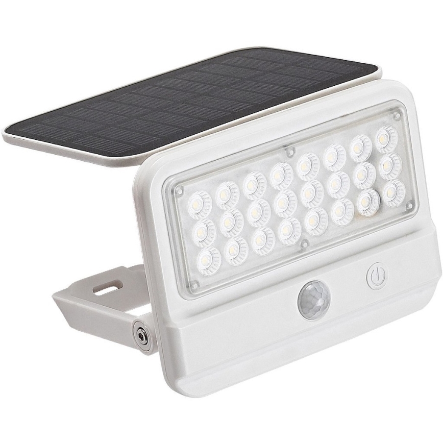 Rabalux - LED aurinkokennoseinävalaisin sensorilla LED/7W/3,7V IP54 valkoinen 3000 mAh