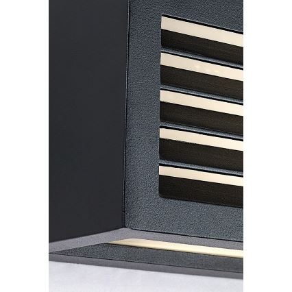 Rabalux - LED-ulkoseinävalaisin LED/10W/230V IP54 musta