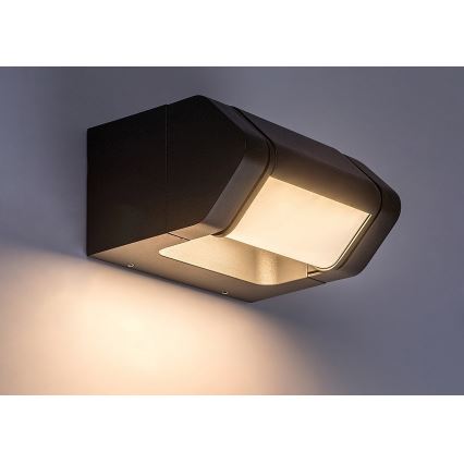 Rabalux - LED Ulkotila wall flexible kevyt LED/8W/230V IP54 antrasiitti