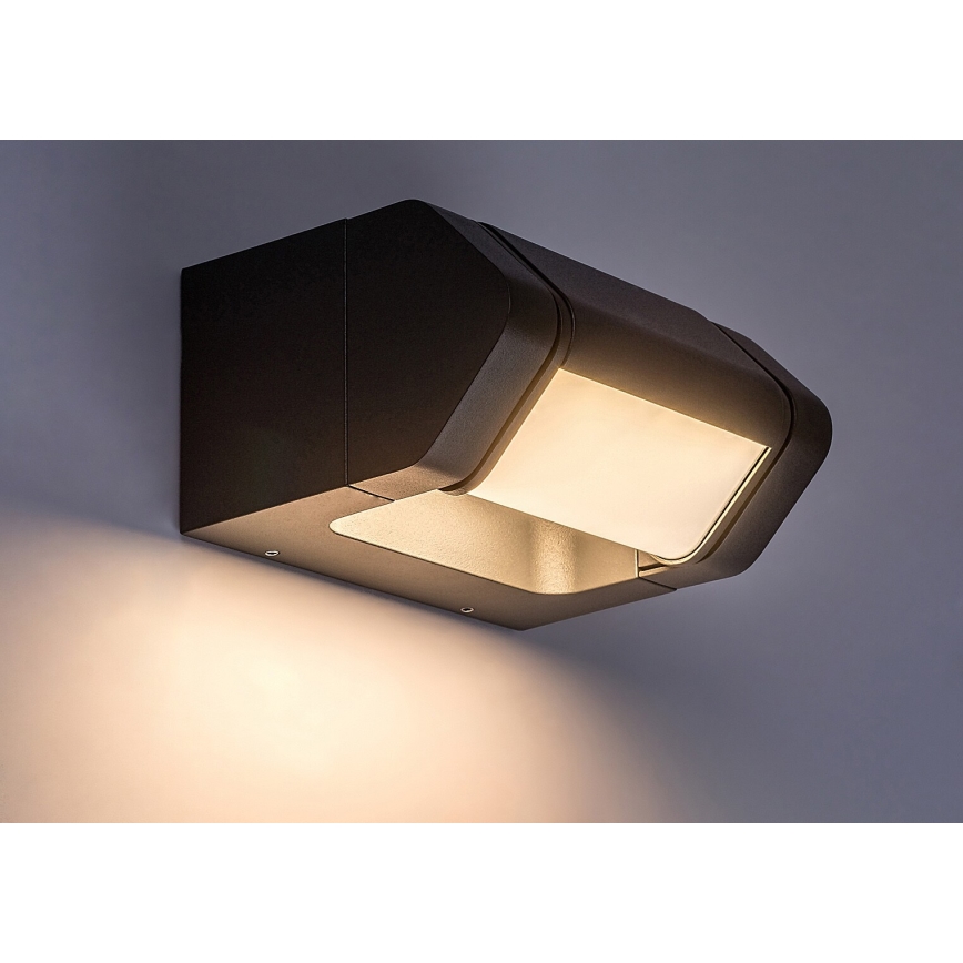 Rabalux - LED Ulkotila wall flexible kevyt LED/8W/230V IP54 antrasiitti