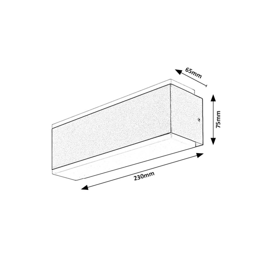 Rabalux - LED-ulkoseinävalaisin LED/12W/230V IP54