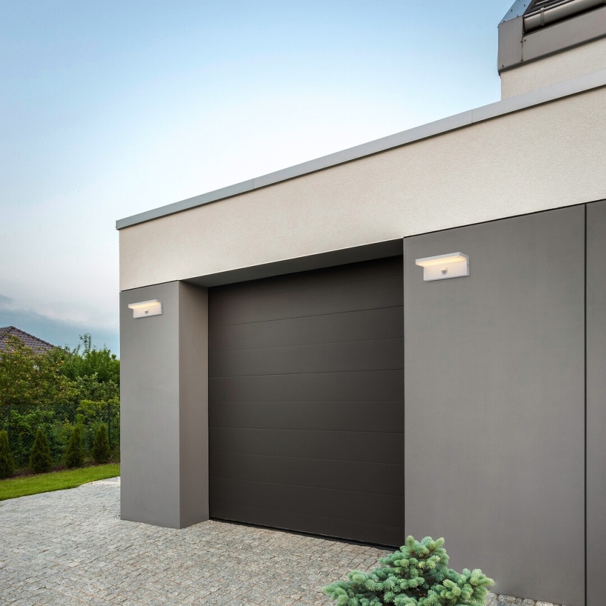 Rabalux - LED Ulkovalo anturilla LED/9W/230V 2700/4000/6500K IP54 valkoinen