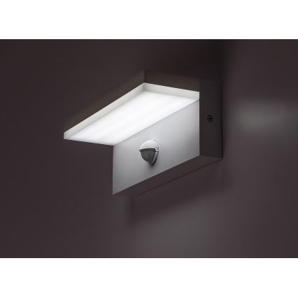Rabalux - LED Ulkovalo anturilla LED/9W/230V 2700/4000/6500K IP54 valkoinen
