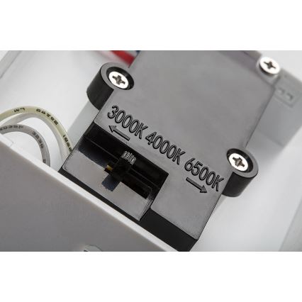 Rabalux - LED Ulkovalo anturilla LED/9W/230V 2700/4000/6500K IP54 valkoinen