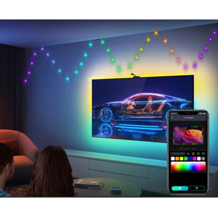 Rabalux - LED-RGB-nauha LED/3,2W/5V 10m IP44 Wi-Fi + kauko-ohjaus