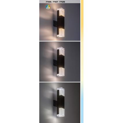 Rabalux - LED Ulkovalaisin Seinävalaisin LED/7W/230V 2700/4000/6000K IP54