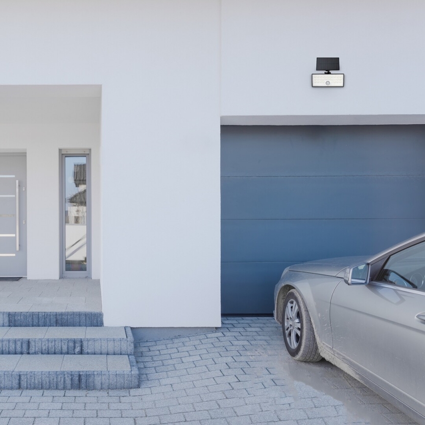 Rabalux - LED aurinkokennovalo anturilla LED/8W/3,7V 1800mAh IP65 + kaukosäädin