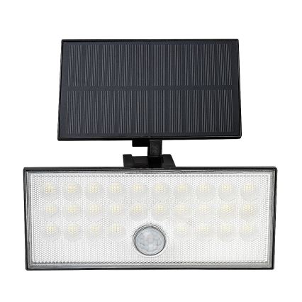 Rabalux - LED aurinkokennovalo anturilla LED/8W/3,7V 1800mAh IP65 + kaukosäädin