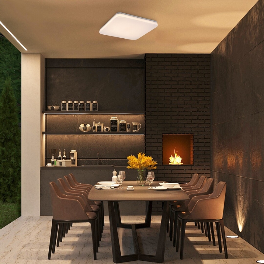 Rabalux - LED-kylpyhuoneen kattovalaisin LED/36W/230V 3000/4000/6000K IP44 41x41 cm