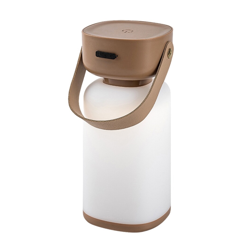 Rabalux - LED Himmennettävä ladattava ulkopöytävalaisin LED/3W/5V IP44 ruskea