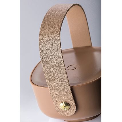 Rabalux - LED Himmennettävä ladattava ulkopöytävalaisin LED/3W/5V IP44 ruskea