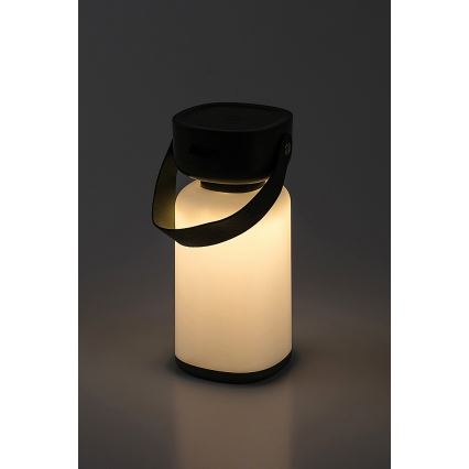 Rabalux - LED Himmennettävä ladattava ulkopöytävalaisin LED/3W/5V IP44 vihreä