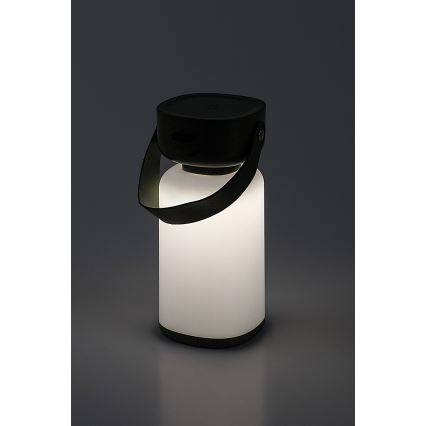 Rabalux - LED Himmennettävä ladattava ulkopöytävalaisin LED/3W/5V IP44 vihreä