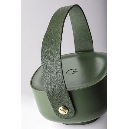 Rabalux - LED Himmennettävä ladattava ulkopöytävalaisin LED/3W/5V IP44 vihreä