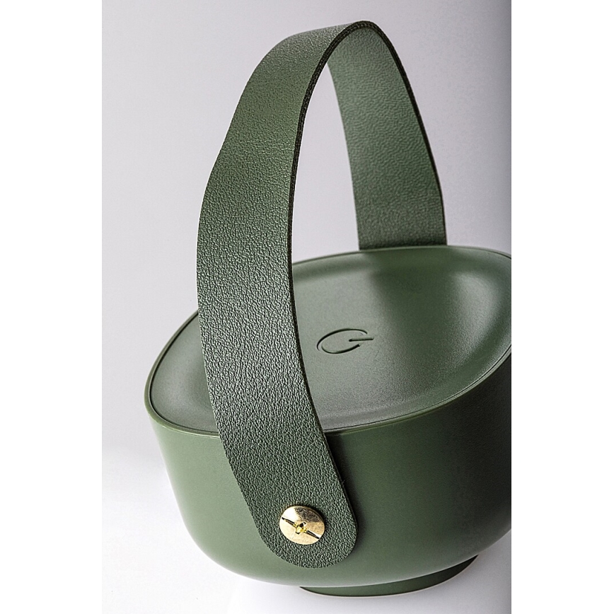 Rabalux - LED Himmennettävä ladattava ulkopöytävalaisin LED/3W/5V IP44 vihreä