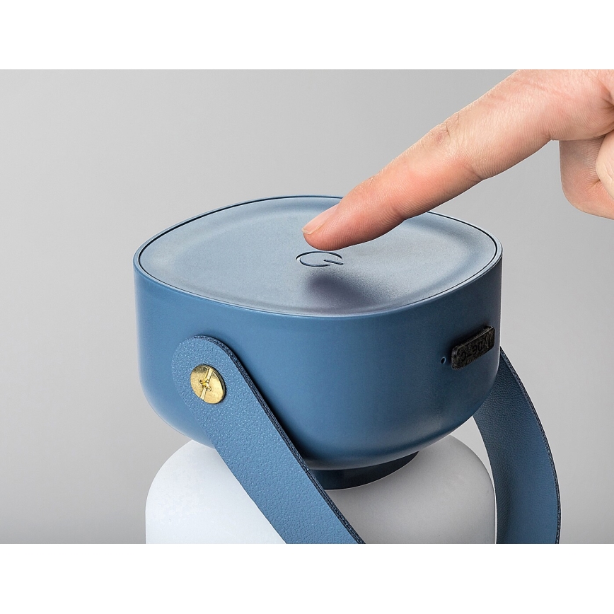 Rabalux - LED Himmennettävä ladattava ulkopöytävalaisin LED/3W/5V IP44 sininen