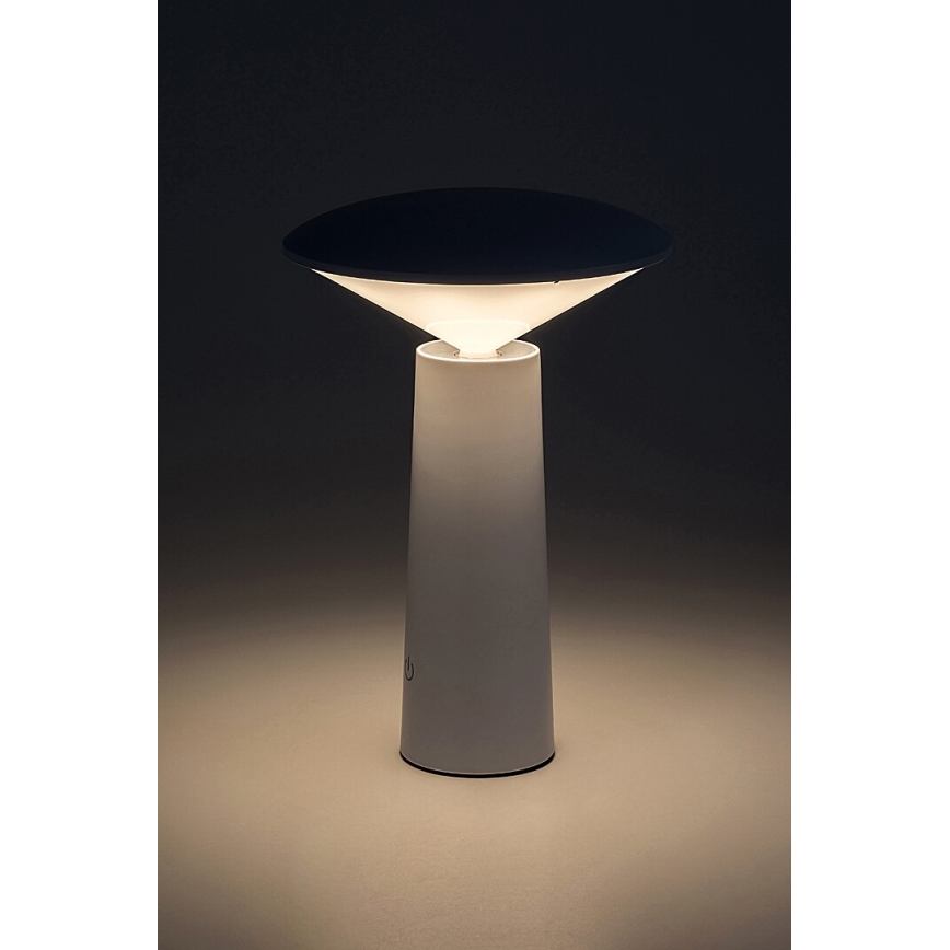 Rabalux - LED Himmennettävä ladattava kosketuspöytävalaisin POLPERRO LED/3W/3,7V 1200mAh valkoinen