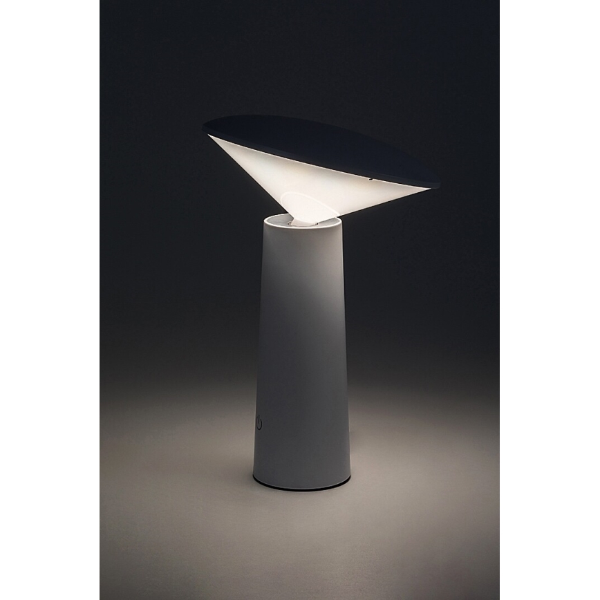 Rabalux - LED Himmennettävä ladattava kosketuspöytävalaisin POLPERRO LED/3W/3,7V 1200mAh valkoinen