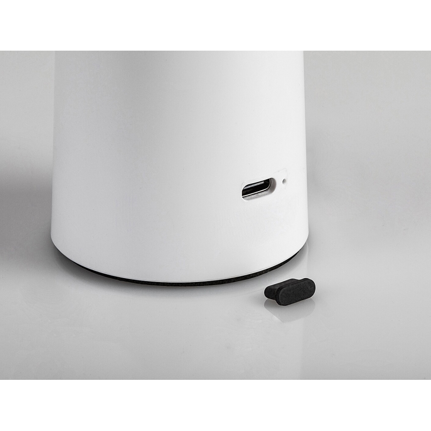 Rabalux - LED Himmennettävä ladattava kosketuspöytävalaisin POLPERRO LED/3W/3,7V 1200mAh valkoinen