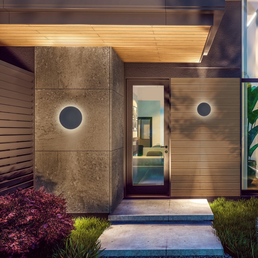 Rabalux - LED-ulkoseinävalaisin 15W/230V 2700/4000/6500K IP65 harmaa