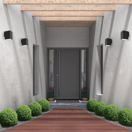 Rabalux - LED-ulkoseinävalaisin LED/9W/230V 2700/4000/6500K IP65 musta