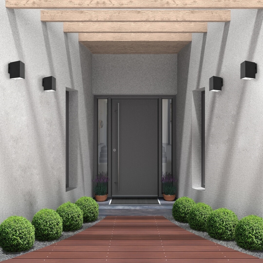 Rabalux - LED-ulkoseinävalaisin LED/9W/230V 2700/4000/6500K IP65 musta