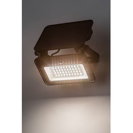 Rabalux - LED aurinkokennovalo liiketunnistimella LED/6W/3,7V 3000/4000/6500K IP65 2200 mAh
