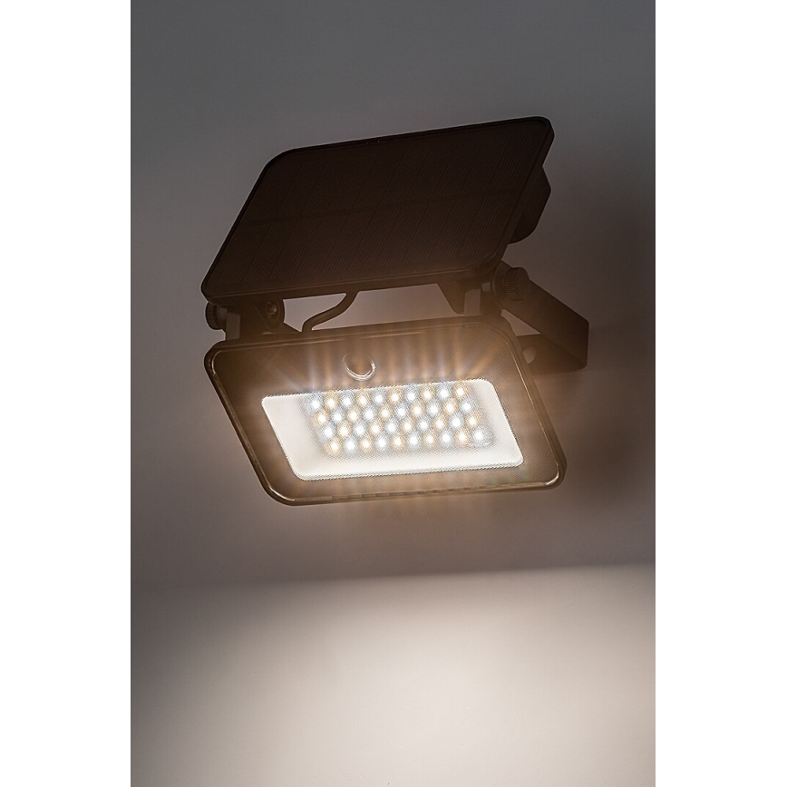 Rabalux - LED aurinkokennovalo liiketunnistimella LED/6W/3,7V 3000/4000/6500K IP65 2200 mAh