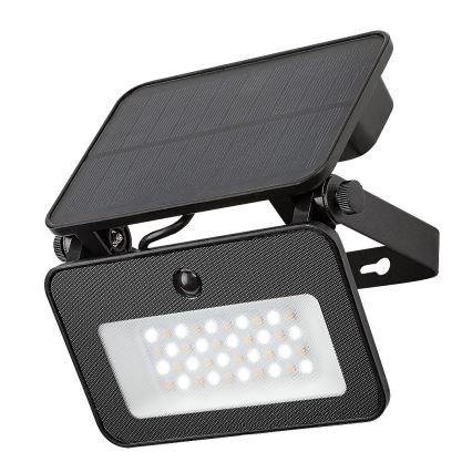 Rabalux - LED aurinkokennovalo liiketunnistimella LED/6W/3,7V 3000/4000/6500K IP65 2200 mAh