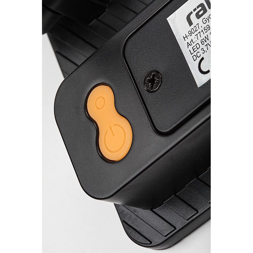 Rabalux - LED aurinkokennovalo liiketunnistimella LED/6W/3,7V 3000/4000/6500K IP65 2200 mAh