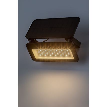 Rabalux - LED aurinkokennovalo liiketunnistimella LED/8W/3,7V 3000/4000/6500K IP65 2600 mAh