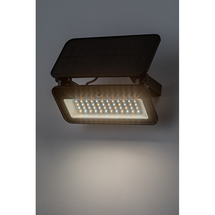 Rabalux - LED aurinkokennovalo liiketunnistimella LED/8W/3,7V 3000/4000/6500K IP65 2600 mAh