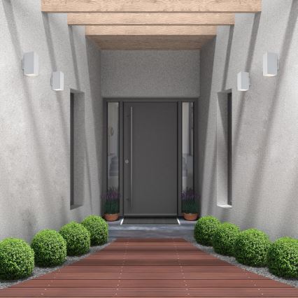 Rabalux - LED-ulkoseinävalaisin LED/18W/230V 2700/4000/6500K IP65 valkoinen