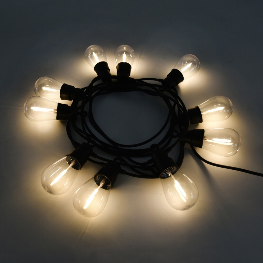 Rabalux - LED-aurinkoketju LED/3,6W/3,7V 6,5 m 1200mAh IP44